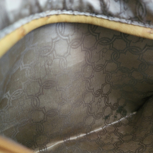 Ivanka Trump collection rare ostrich pattern purse handbag - Picture 8 of 10